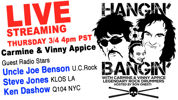 Hangin & Bangin Carmine Show Ad