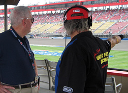 Jeff Gordon races by.