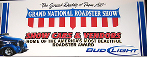 2008 Roadster Show sign.