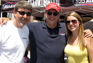 Proud pop & his go-karting daughter.