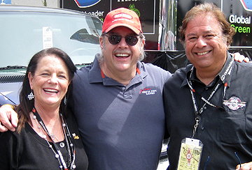 Hanging with Francie & J.C. Agajanian.