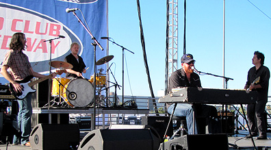 Brother Sal on stage.