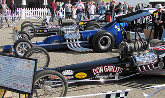 Garlits' dragsters.