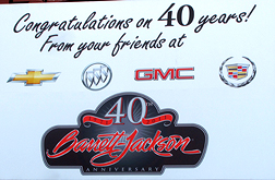 2011 Barrett-Jackson sign.