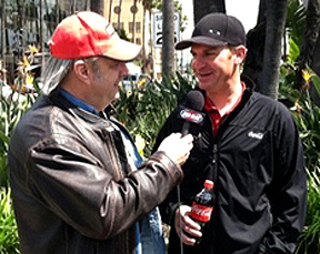 Unc interviewing Clint Bowyer.